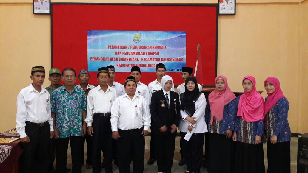 7 Perangkat  Desa Sidanegara Dikukuhkan