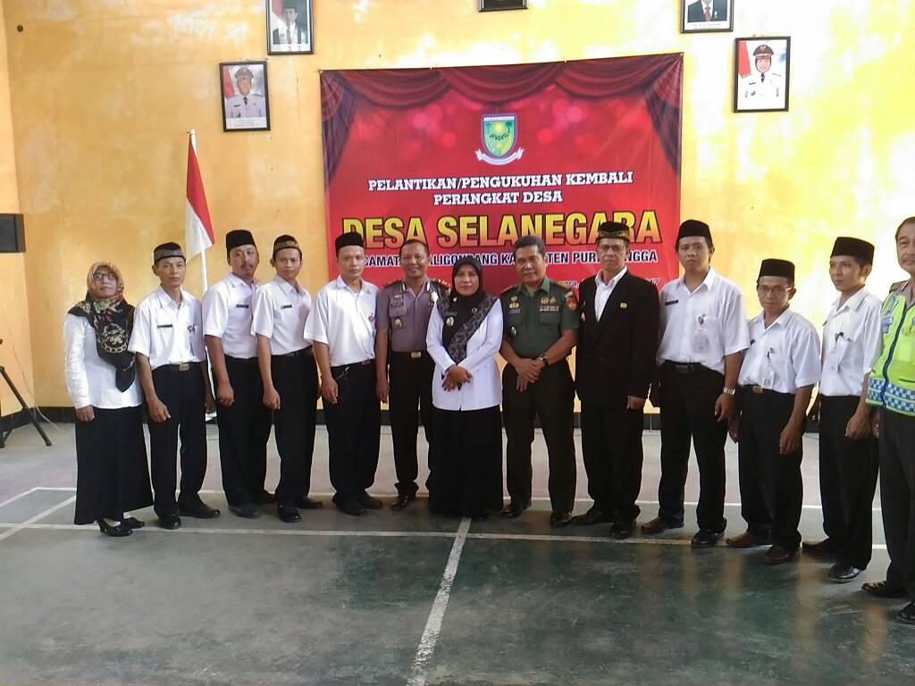 8 Perangkat Desa Selanegara Dilantik