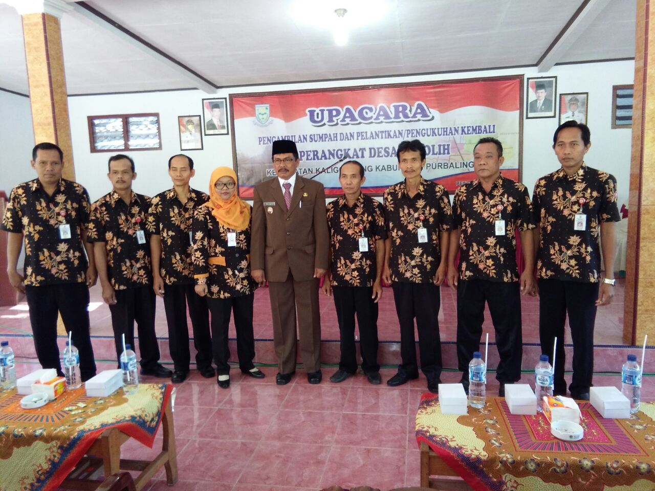 9 Perangkat Desa Penolih Dikukuhkan