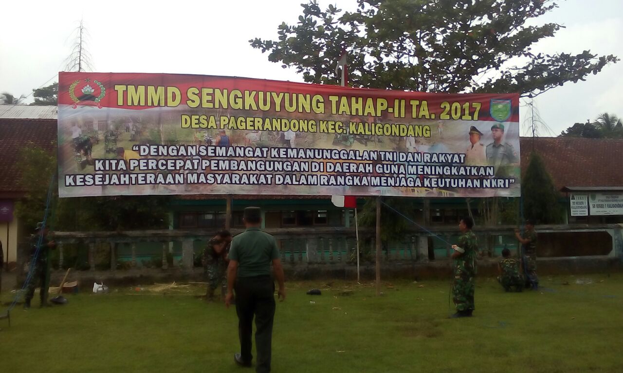 Kegiatan Non Fisik TMMD Sengkuyung II di 8 Desa Kecamatan Kaligondang
