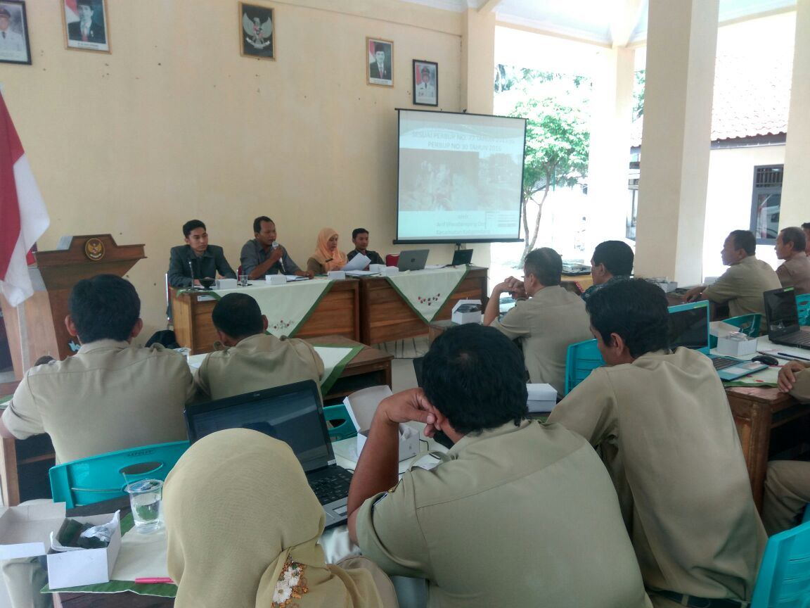 Kecamatan Kaligondang Selenggarakan Pelatihan Pengadaan Barang Jasa 