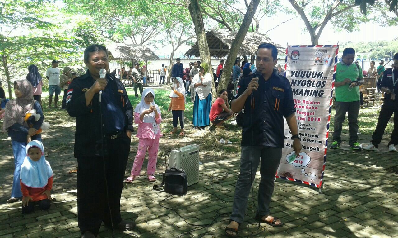 Berwisata ke Bendung Slinga Sambil Ikuti Sosialisasi Pilgub Jateng
