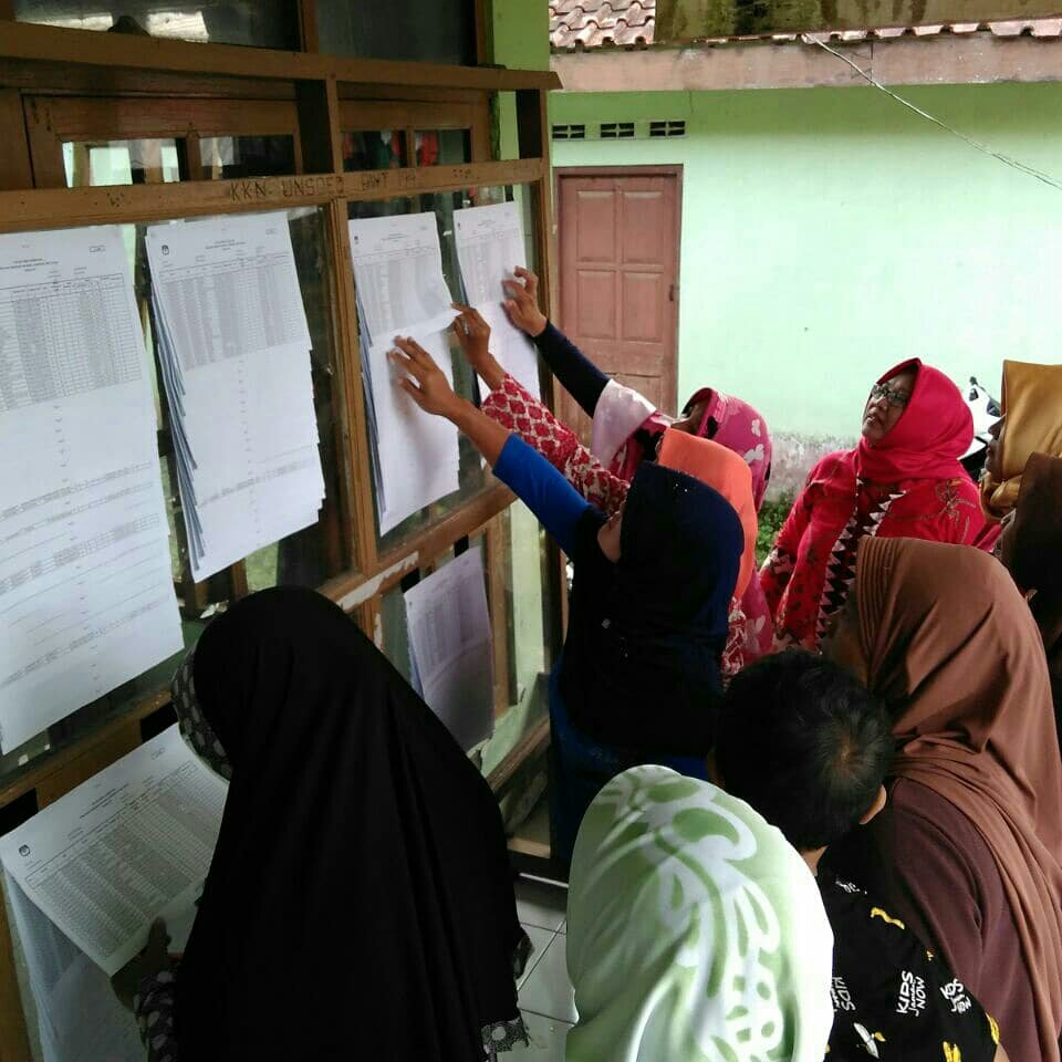 PPS Wilayah Kecamatan Kaligondang Sigap Pasang DPS di Lokasi Strategis