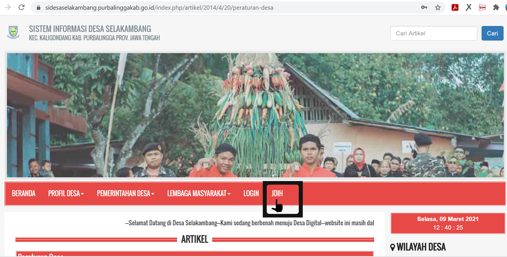 Cara Menambahkan Menu JDIH Pada SID