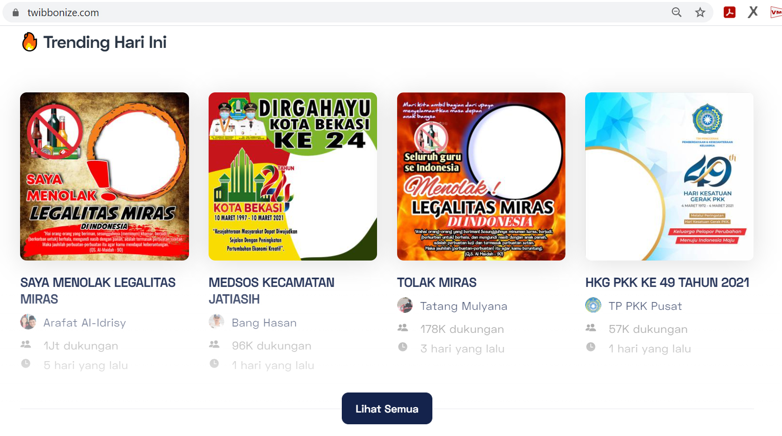 Cara Mudah Membuat Twibon dengan Twibbonize
