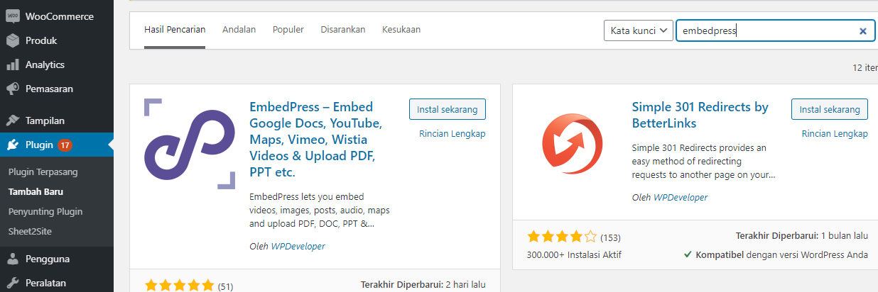 Menampilkan Tabel Data Google Sheet Pada WordPress
