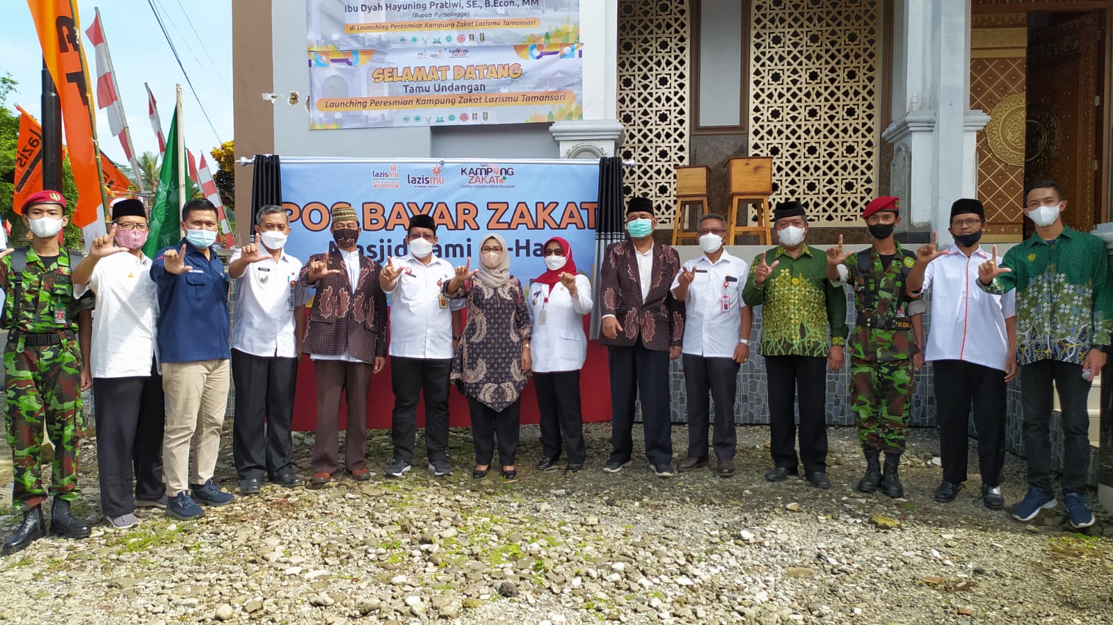 LazisMU Purbalingga Resmikan Kampung Zakat Tamansari