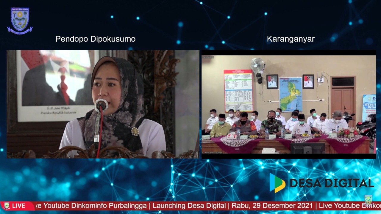 Bupati Launching Desa Karanganyar Sebagai Desa Digital