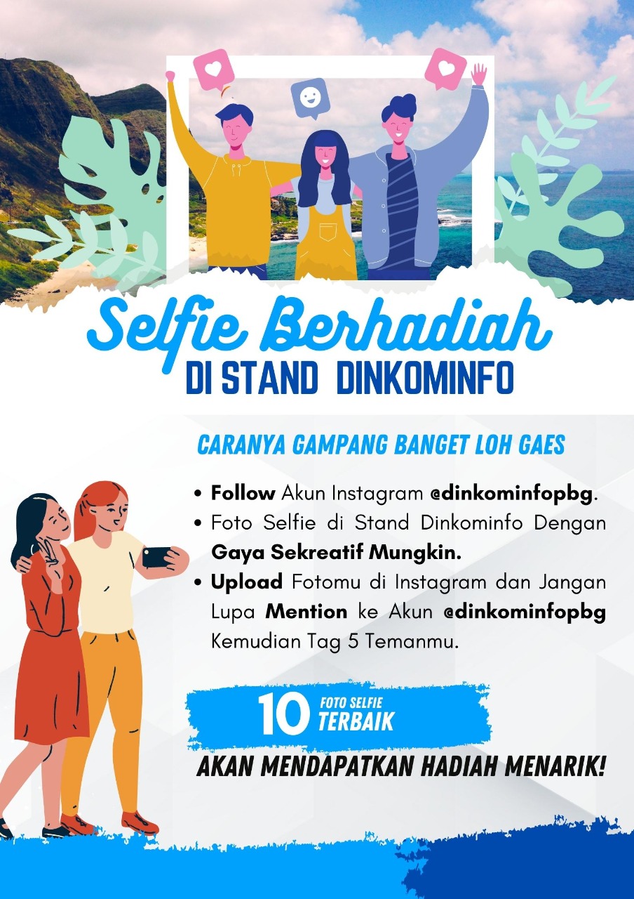 Selfie Berhadiah di Stand Expo Dinkominfo